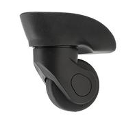 Ruote per Valigie Universali 4 pezzi valigia bagagli Ruote mute rotelle ricambi for carrello nero - facile installazione