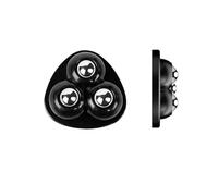 Ruote piroettanti autoadesive for elettrodomestici for mobili | Design robusto e scorrevole for uno scorrimento senza sforzo su più superfici(Black 16 Pcs)