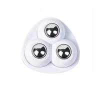 Ruote piroettanti autoadesive for elettrodomestici for mobili | Design robusto e scorrevole for uno scorrimento senza sforzo su più superfici(White 16pcs)