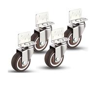 Ruote piroettanti, Ruote for mobili in gomma di ricambio, confezione da 4, 38-50 mm