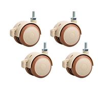 Ruote piroettanti, Ruote girevoli con perno da 47 mm, M6x15, M8x15, ruote for mobili, for trasporto freni, di ricambio for, culle, carrelli, banchi lavoro(M8*15mm)