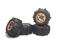 Ruote Pneumatici Da Neve Sabbia Per Traxxas Per HSP 1/10 Rc Parti | Pneumatici a paletta adattatori esagonali multipli offrono spinta massiccia su sabbia, neve e fango. Rc Pneumatici Set