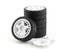 Ruote pneumatici RC auto per KYOSHO HPI Tamiya 1:10 Claw 43 WRC XV1 TT02