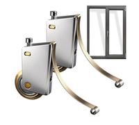 Ruote Porta a Scorrimento Kit 2 Pezzi Ferramenta Cancelli Scorrevoli