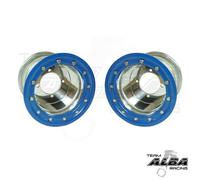 Ruote Posteriori Banshee 350 Warrior Beadlock 9x8 3+5 4/115 Alba Racing P L