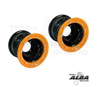 Ruote Posteriori Beadlock Kawasaki KFX 400 KFX 450R 9x8 3+5 4/110 Alba Racing BO