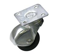 RUOTE RUOTA A CUFFIA SEMPLICE SU PIASTRA Ø 35x17