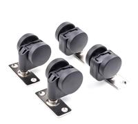 Ruote Ruota Barbecue Setup Include Piastre di Montaggio Processo di Installazion