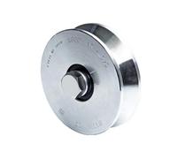 RUOTE RUOTA COMUNELLO PER CANCELLI CON BULLO ART. 305V - Ø MM. 140 - PORTATA 550