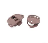 Ruote scorrevoli per porte scorrevoli, 48 paia di rulli in plastica con guide in nylon per la tua casa (4 pezzi)