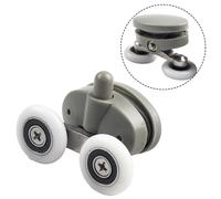 Ruote Superiore e Inferiore Rulli Doppio 19/23/25/27mm 6mm Accessori Bagno