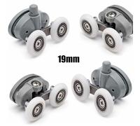 Ruote Superiore e Inferiore Rulli Doppio 19/23/25/27mm 6mm Accessori Bagno