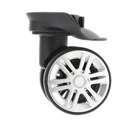 Ruote Trolley Ricambio,Ruote Valigia 1 paio di rotelle for bagagli Sostituzione Valigia Dual Roller Ruote mute