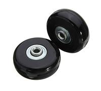 Ruote Trolley Ricambio,Ruote Valigia 4pcs Flessibile for bagagli Ruota Pratico Rullo di sostituzione Vite durevole Silenzioso con strumento di riparazione Accessori da viaggio Valigia solida(50mm)