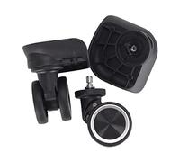 Ruote Trolley Ricambio,Ruote Valigia Accessori for bagagli Disassemblaggio Ruota rotella rotante rotella Caso Universale ruota PASSWORD Box Ruota aereo (Color : Black)