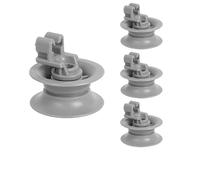 Ruote universali for cestello lavastoviglie, accessori for Neff, for Bosch e for Constructa, kit ruote for cestello superiore lavastoviglie