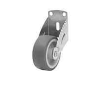 Ruote universali for mobili ad alta resistenza - Ruote silenziose in gomma morbida for sedia/tavolo/divano (1/3/5 pezzi)(Gray,5PCS)