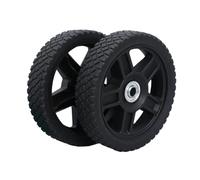 Ruote universali for Tosaerba, Supporto Anteriore di Ricambio in PVC Robusto, Accessori for carriole in plastica Solida for Tosaerba a Spinta