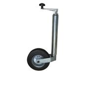 RUOTINO ANTERIORE PER CARRELLO ZINCATO DIAMETRO 35 - 48 - 60 FISSO E REGOLABILE