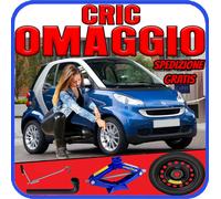 Ruotino Di Scorta 15 3 Fori Smart Fortwo W450 451 Con Cric e Chiave DOT2025