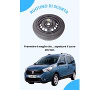 Ruotino di Scorta 15" per DACIA DOKKER - DOKKER STEPWAY (58x14 cm)