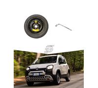 Ruotino di Scorta 15" per FIAT PANDA - PANDINA con Chiave svitabulloni (Dot 2024