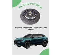Ruotino di Scorta 16" per ALFA ROMEO JUNIOR (125/85R16) con Bulloni di montaggio