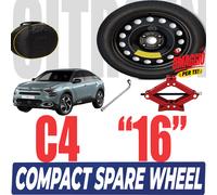 Ruotino di Scorta 16" per Citroen C4 Cric 1t + Chiave + Sacca Linea eco-ss