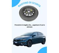 Ruotino di Scorta 16" per FIAT TIPO, 125/80R16 (61x14 cm)