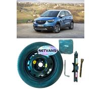 RUOTINO DI SCORTA 16" PER OPEL CROSSLAND X con chiave cric e sacca