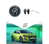 Ruotino di Scorta 16" per PEUGEOT 208 con Chiave svitabulloni e Guanti 125/80R16