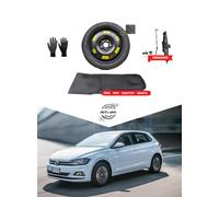 Ruotino di Scorta 16" per VW VOLKSWAGEN POLO con Cric 1,5T e Astuccio OMAGGIO