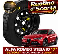 Ruotino di scorta 17" Alfa Romeo Stelvio 5 Fori 155/90R17 Originale Garantito
