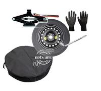 RUOTINO DI SCORTA 17' JEEP CHEROKEE DA 2014 KL CON CRIC CHIAVE E SACCA (68X15CM)