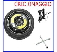 RUOTINO DI SCORTA 17" MITSUBISHI Grandis Lancer NISSAN 200SX CRIC CHIAVE
