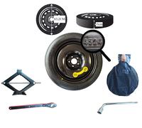 RUOTINO DI SCORTA 17" PER AUDI A3 CON IL KIT CRIC CHIAVE E SACCO 64x14cm