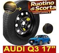 Ruotino di scorta 17" Per Audi Q3 Con Cric 2T Omaggio 135/90 R17 Dot 2025