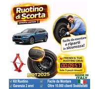Ruotino di Scorta 17” per BMW X1 F48 con Cric DOT2025 135/90 R17