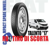 Ruotino Di Scorta 17" Per Fiat Talento 296 Dal 2016 135/90 R17 5 Fori
