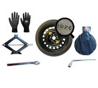 Ruotino di Scorta per Fiat 500 Abarth originae 16"+ CRIC+CHIAVE+SACCA