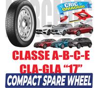 Ruotino Di Scorta 17" Per Mercedes B C E CLA GLA Sconto -31% Kit Cric
