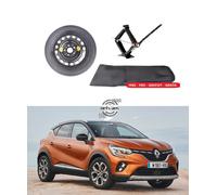 Ruotino di Scorta 17" per RENAULT CAPTUR 5 fori con Cric e Astuccio DOT 2025
