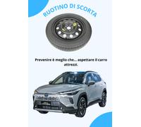 Ruotino di scorta 17" per TOYOTA COROLLA CROSS con Dadi di montaggio (155/70R17)