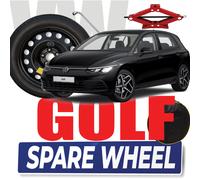 Ruotino di Scorta 17" per Volkswagen Golf 8 5Fori con Cric + Chiave e Sacca KIT