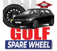 Ruotino di Scorta 17" per VW Volkswagen Golf con Cric e Chiave DOT2025 solido