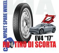 Ruotino Di Scorta 17 Pollici 5 Fori Kia EV4 Con Cric Kit Pneumatico 155/80R17