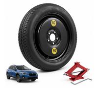 Ruotino di scorta 17" Subaru XV 5 Fori Cric DOT 2025 135/90R17 Kit Emergenza