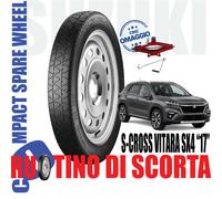 Ruotino Di Scorta 17" Suzuki S-Cross Vitara Sx4 Cric Omaggio 125/80R17 Dot 2025