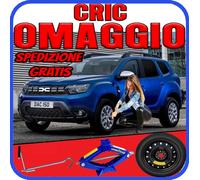 Ruotino di scorta 18" Dacia Duster 5 Fori con Cric R18 Subito Disponibile Italia