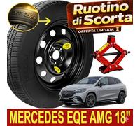 Ruotino di scorta 18" Kit Mercedes Eqe AMG 5 Fori Cric DOT 2025 Pronta Consegna